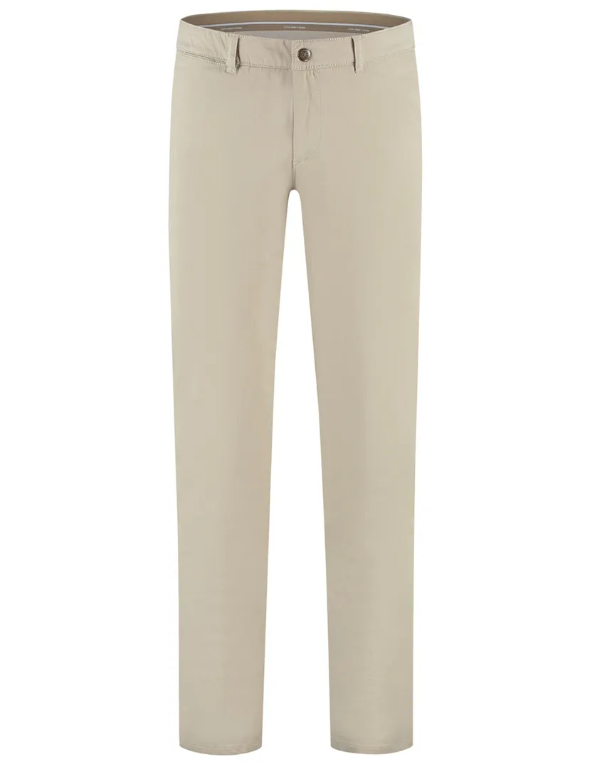 Chino North84 Luxury Comfort beige gemêleerd