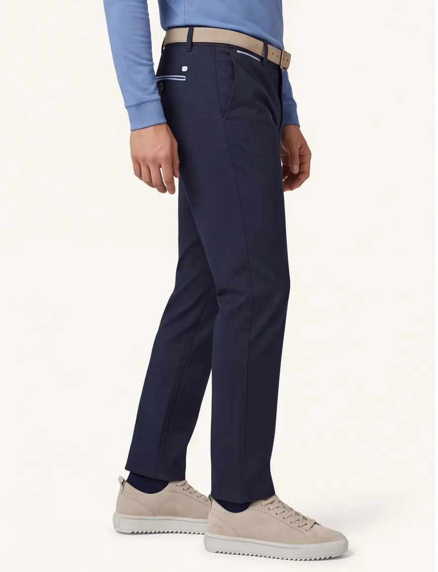 North84 Luxury Comfort Chino donkerblauw
