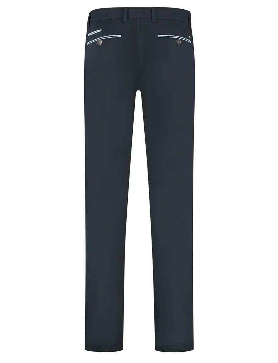Luxury Comfort chino North84 navy katoen gemêleerd