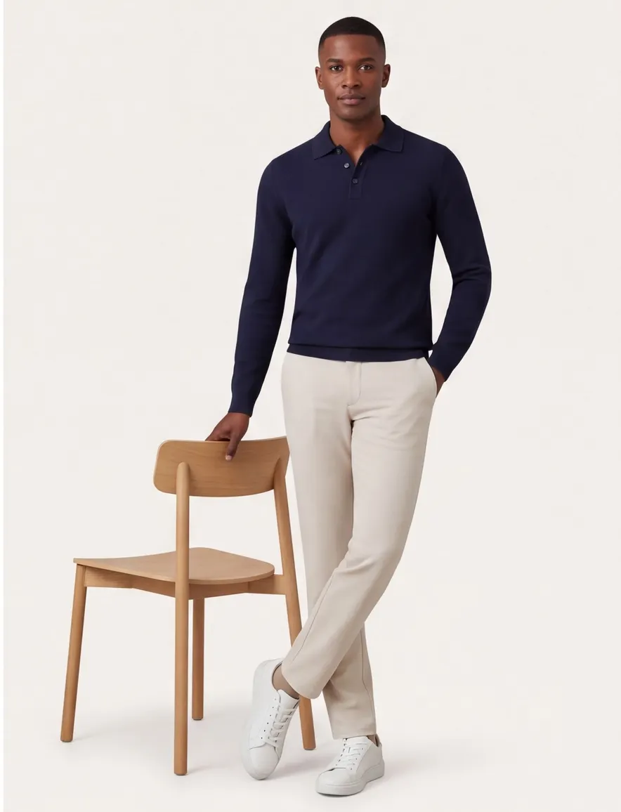 North84 Luxury Comfort Chino creme