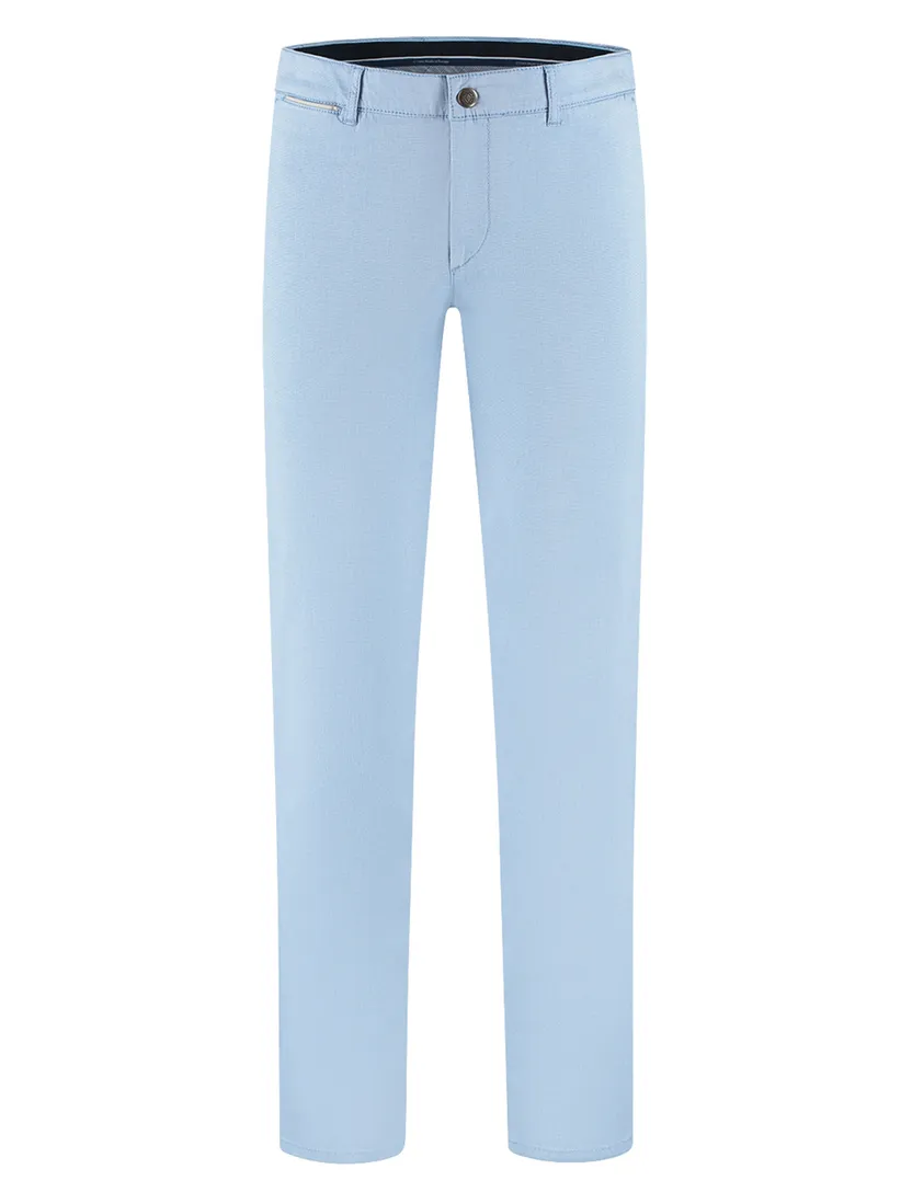 Chino North84 Luxury Comfort lichtblauw regular fit