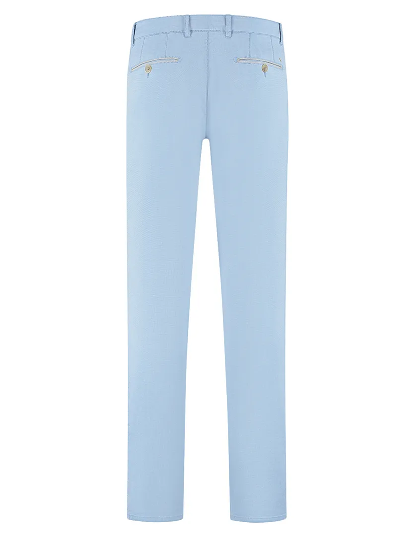 Chino North84 Luxury Comfort lichtblauw regular fit