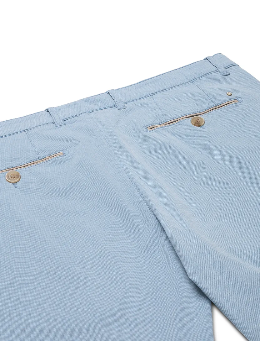 Chino North84 Luxury Comfort lichtblauw regular fit