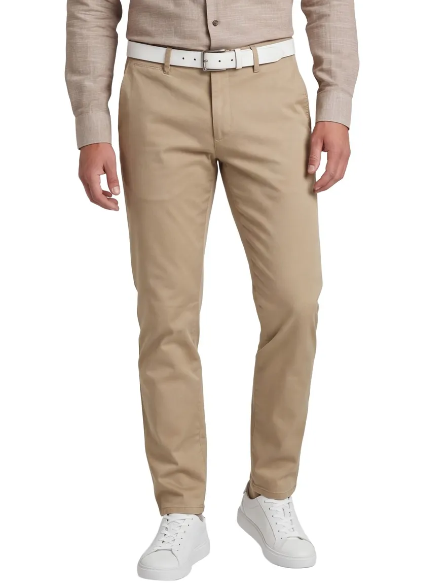 Khaki chino North84 normale fit comfort luxury