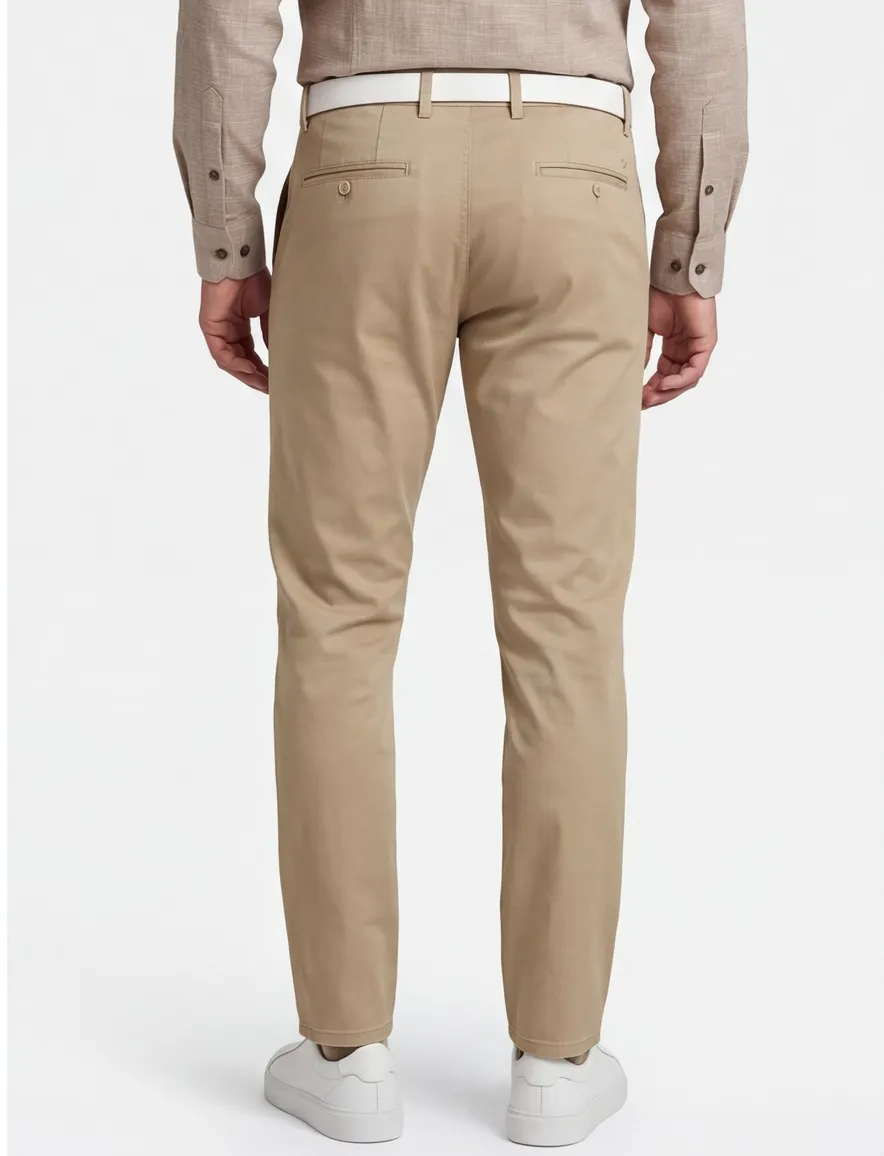 Khaki chino North84 normale fit comfort luxury