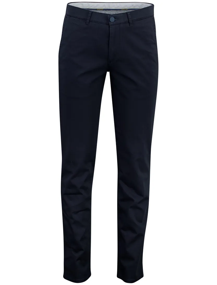 Chino North84 donkerblauw chino