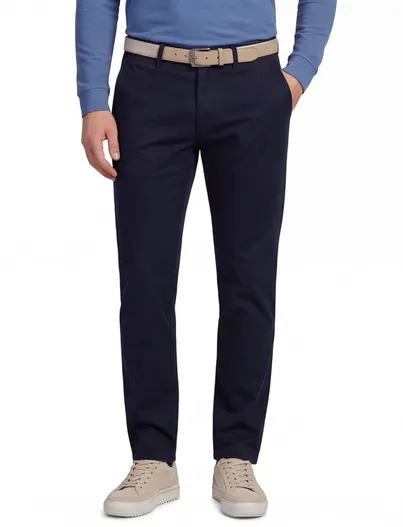 North84 Donkerblauwe chino North84 normale fit comfort