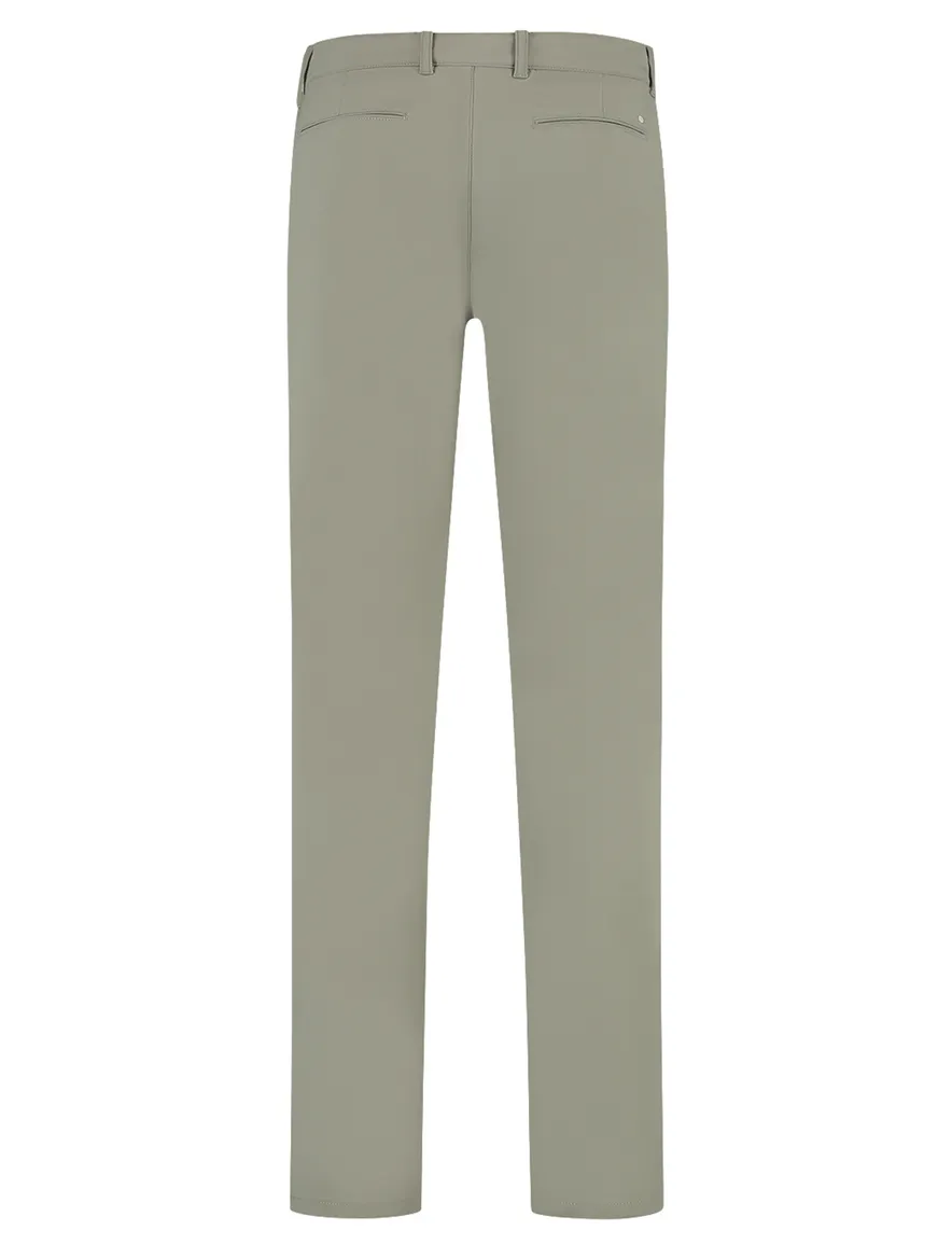 Sensitive Travel North84 drawstring chino groen regular fit