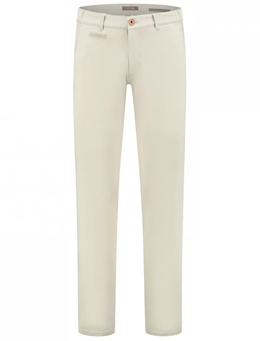 Chino North84 Luxury effen creme
