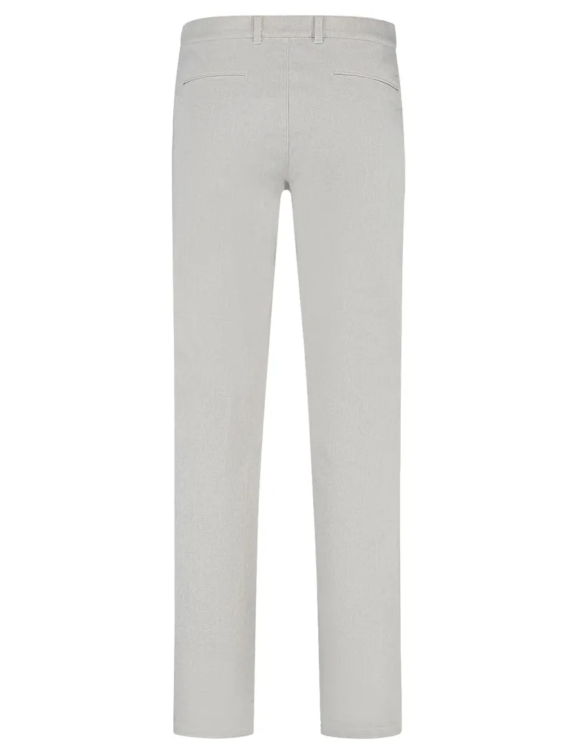 Chino North84 Elegance regular fit grijs