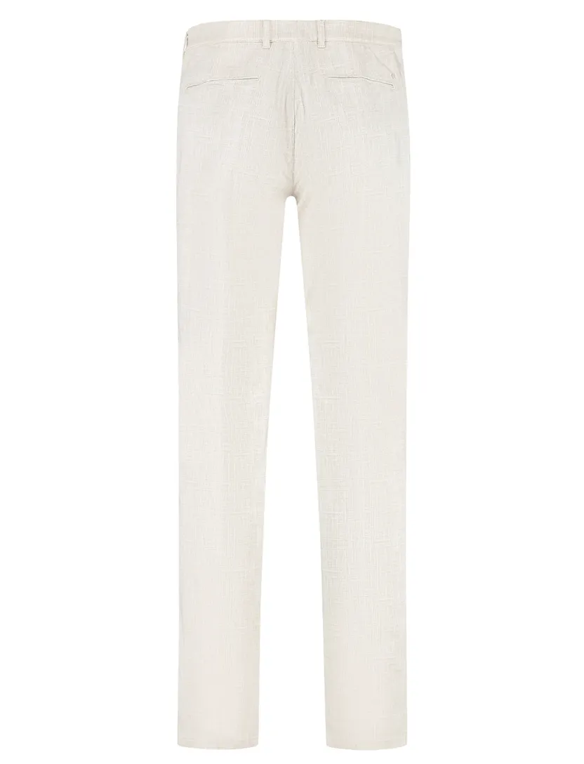 Chino North84 gemêleerd Elegance beige zonder omslag