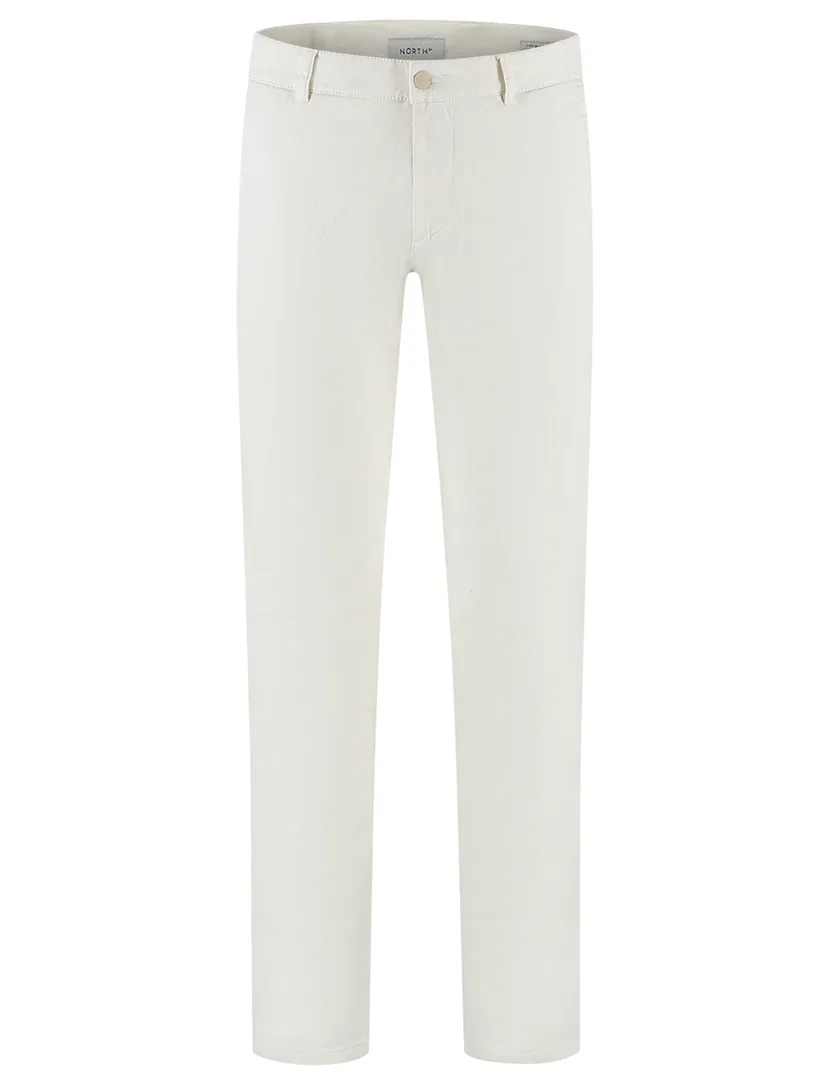 Chino North84 Infinity Flex effen wit