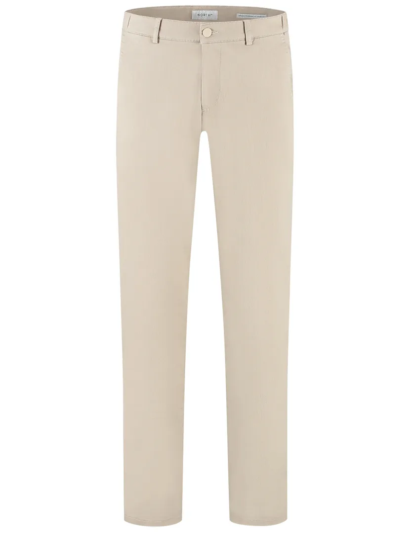 Chino North84 Infinity Flex effen beige