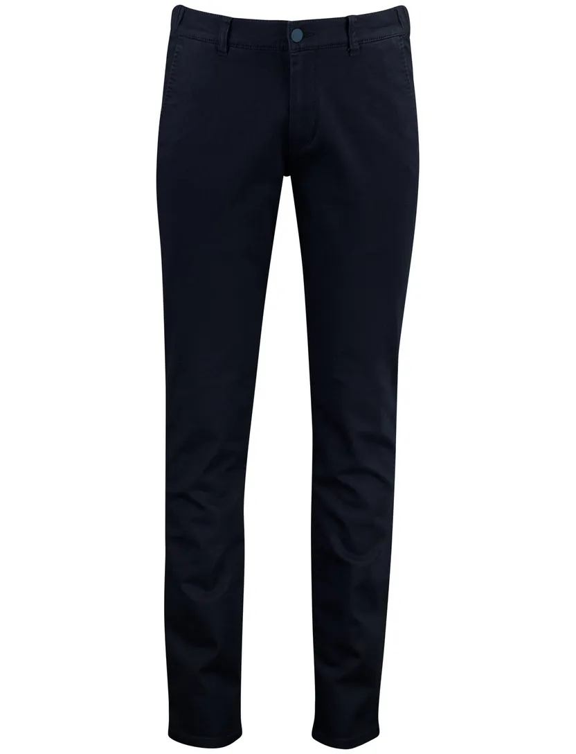 Chino North84 donkerblauw normale fit infinity flex