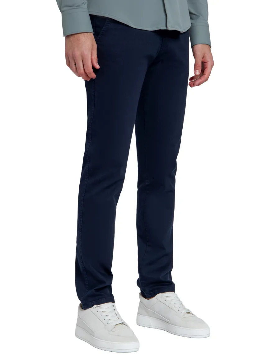 North84 chino donkerblauw infinity flex