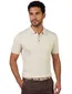 Profuomo overhemd beige knitted lijnen