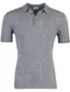 Profuomo polo katoenblend 3 knoops sluiting blauw