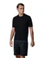 Korte mouw polo Profuomo donkerblauw gestreept