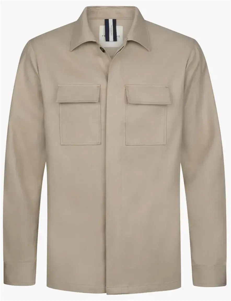 Profuomo beige overshirt