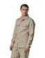Overshirt Profuomo beige dubbele borstzak