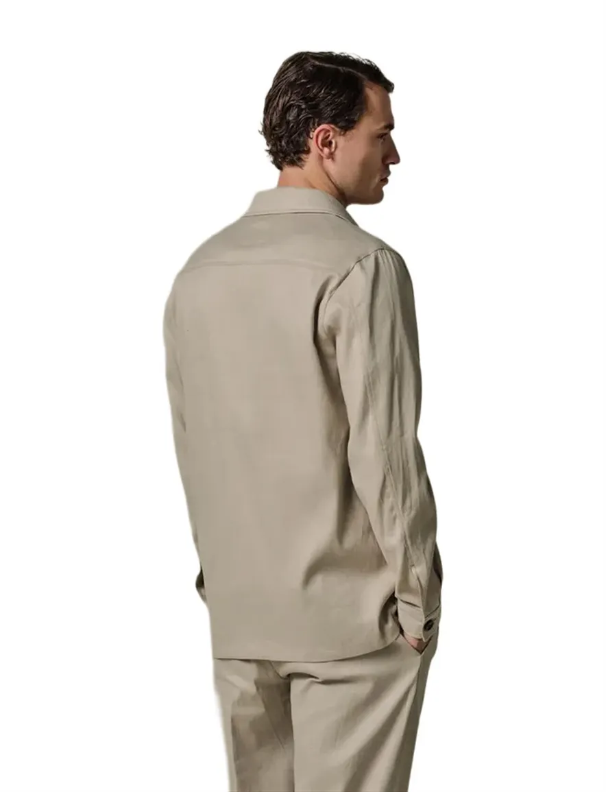 Profuomo beige overshirt