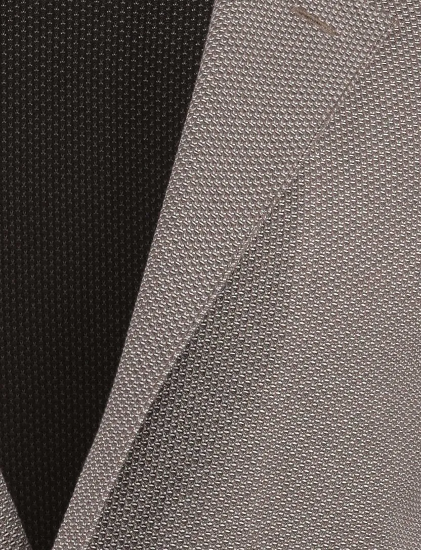 Colbert Profuomo bruin print normale fit zakken
