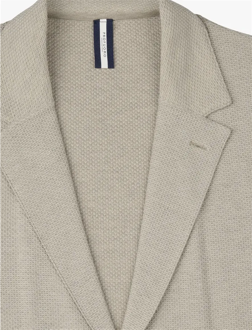 Katoenen Profuomo colbert beige