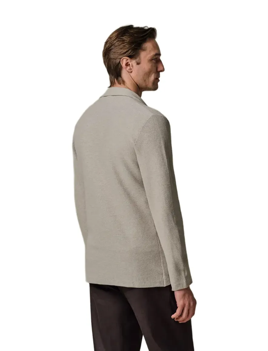 Katoenen Profuomo colbert beige