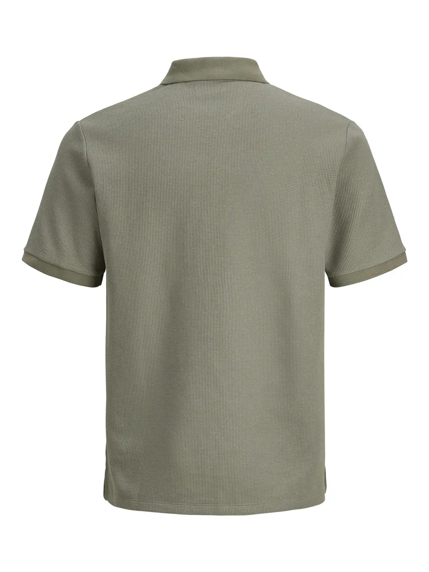 Jack & Jones polo korte moouw Plus Size khaki