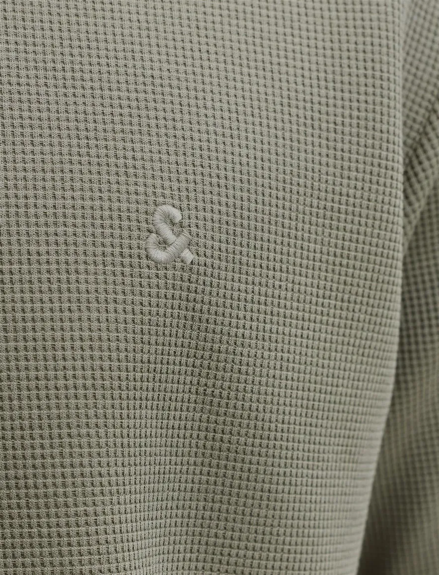 Jack & Jones polo korte moouw Plus Size khaki