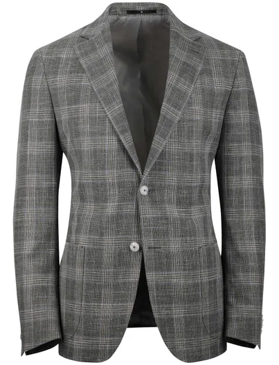 Dressler Grijs geruit colbert Dressler