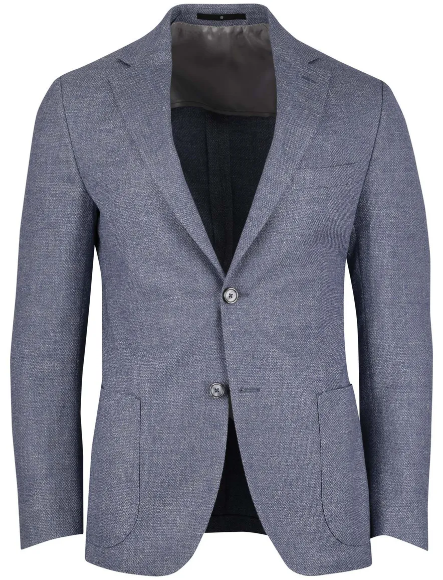 Dressler Eduard colbert blauw gemeleerd