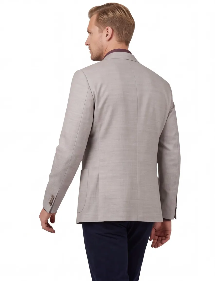 Beige gemeleerd colbert Dressler