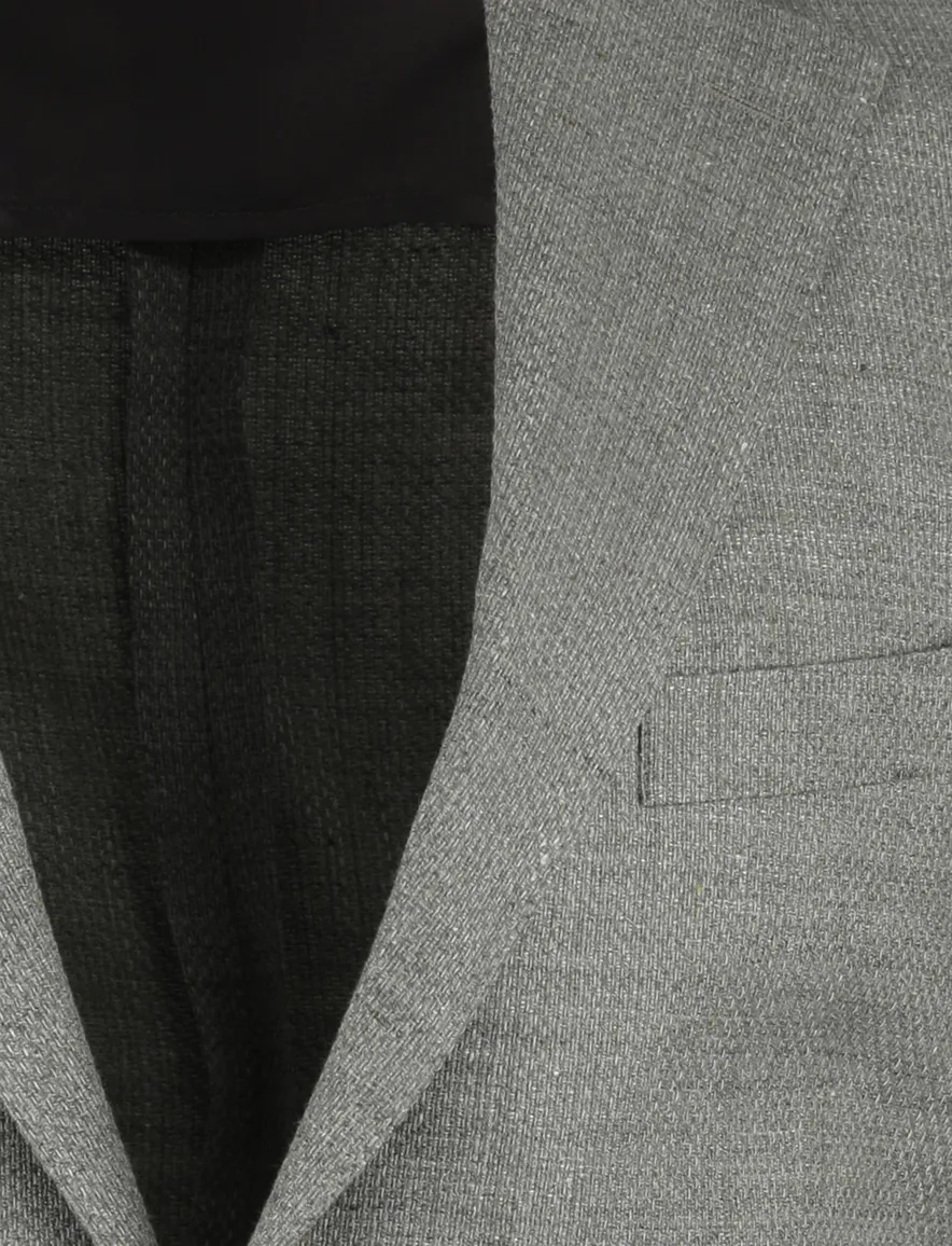 Dressler Eduard colbert grijs gemeleerd linnen