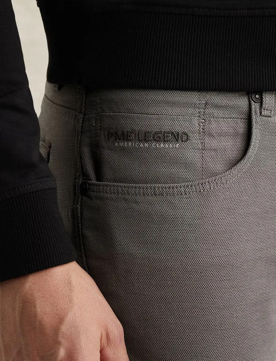 Chino PME Legend Nightflight grijs effen