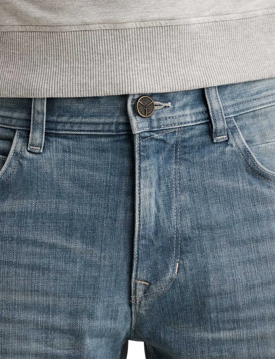 PME Legend Wingload blauwe jeans beige washed