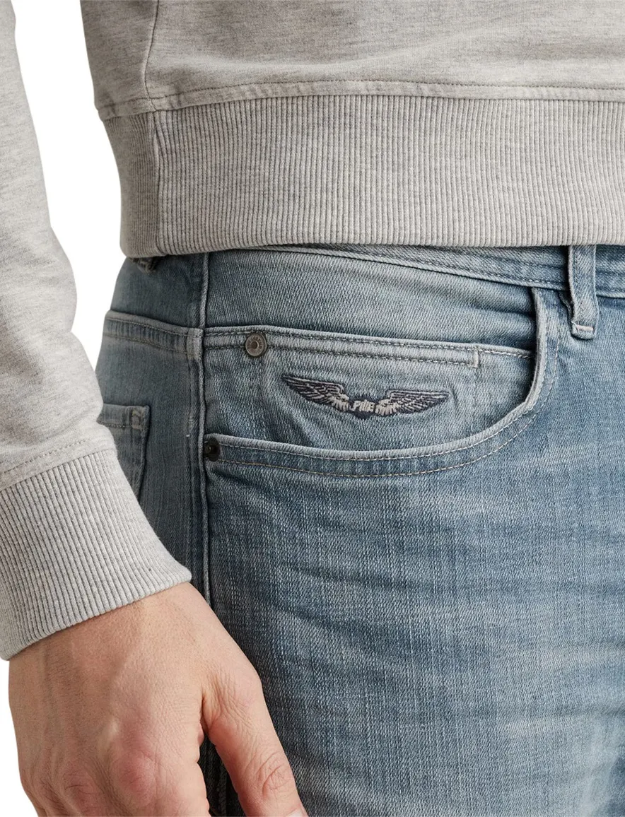 PME Legend Wingload blauwe jeans beige washed