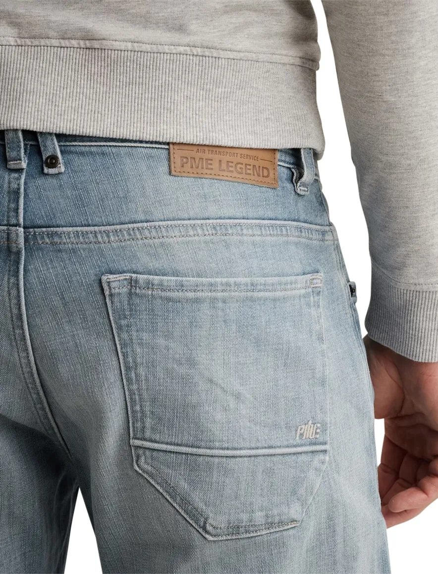 PME Legend Wingload blauwe jeans beige washed