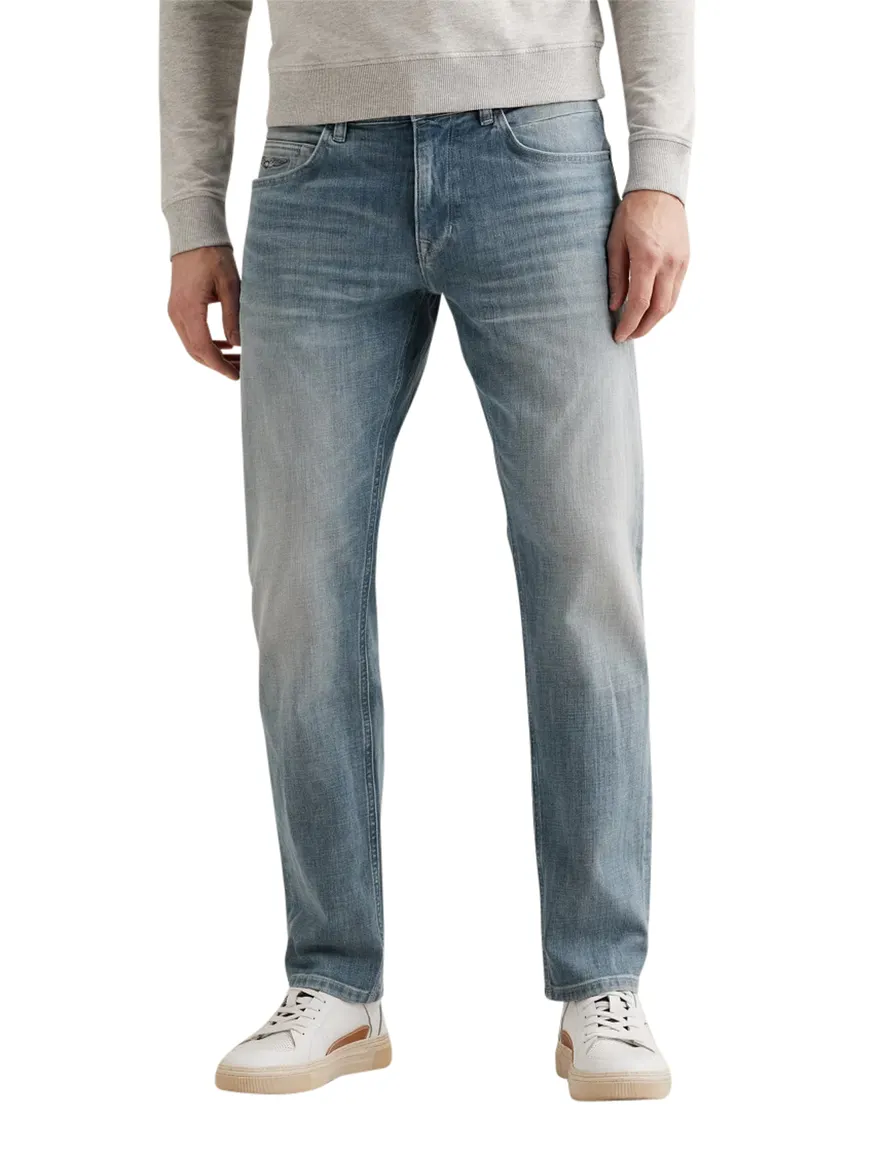 PME Legend Wingload blauwe jeans beige washed