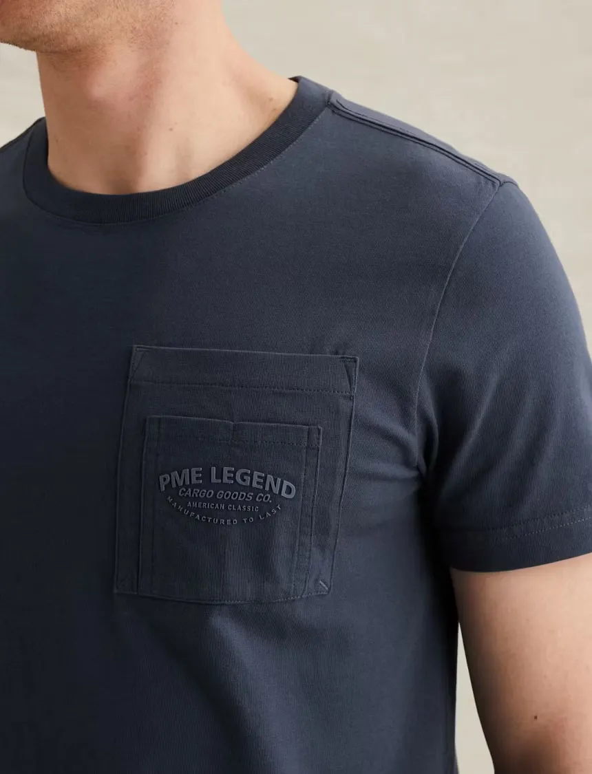 PME Legend T-shirt donkerblauw
