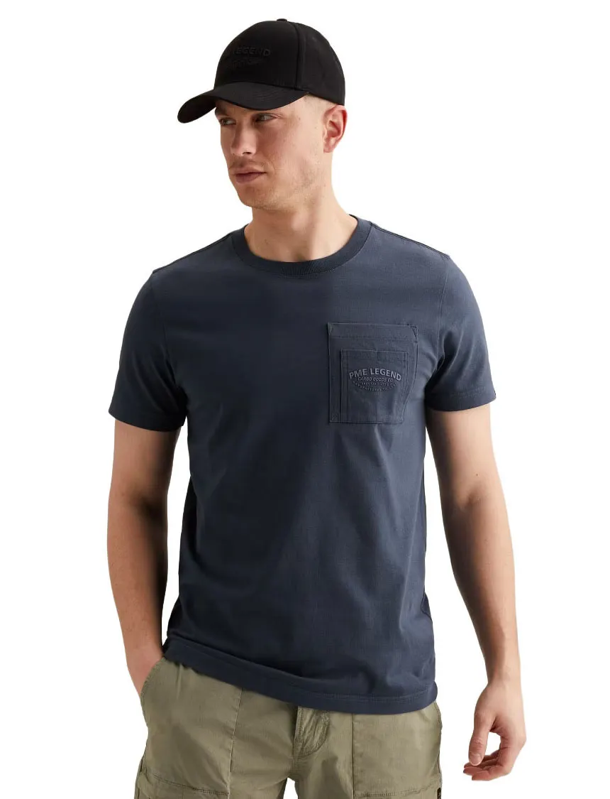 PME Legend T-shirt donkerblauw