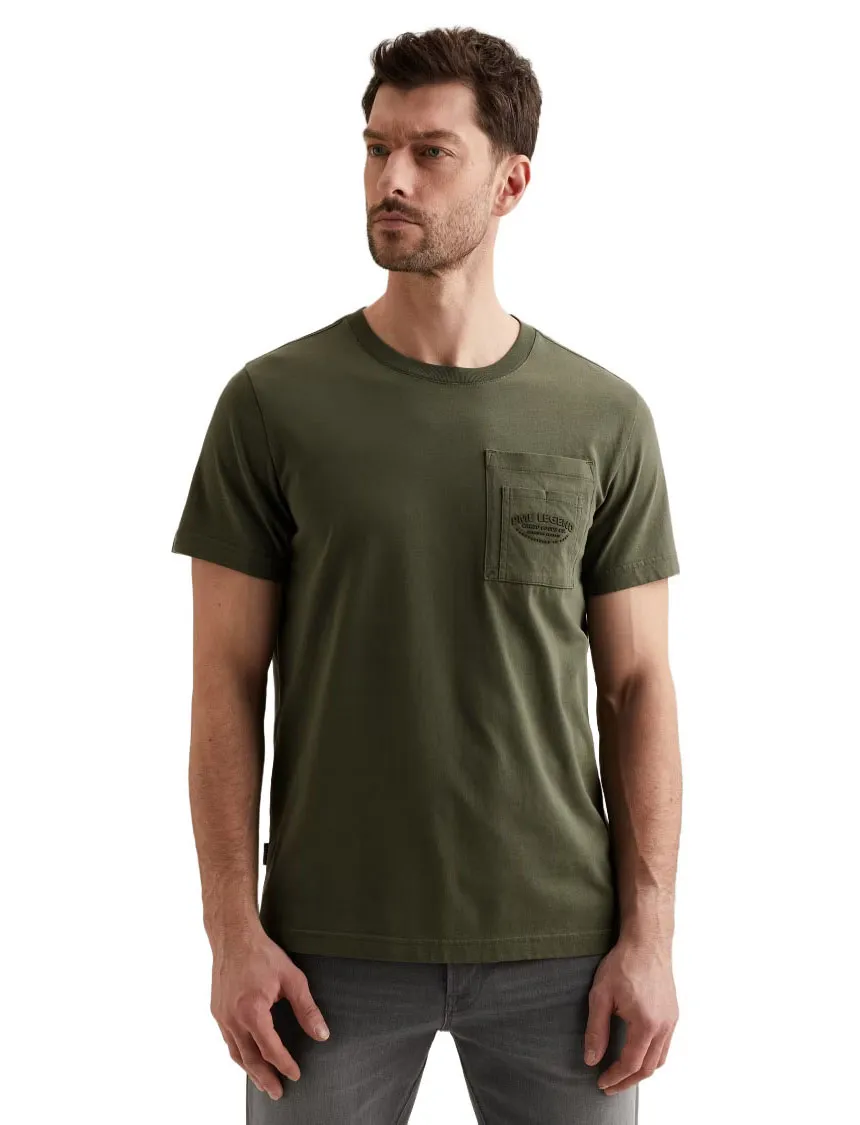 T-shirt PME Legend donkerblauw regular fit