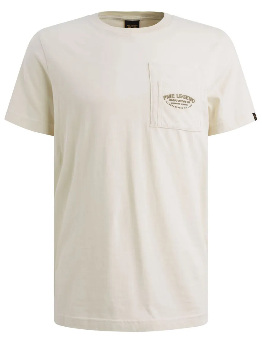 T-shirt PME Legend creme regular fit