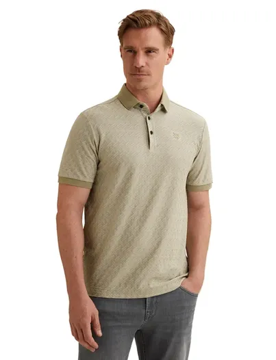 Vanguard Groene Vanguard korte mouw polo 3-knoops