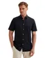 Vanguard overhemd korte mouw logo navy