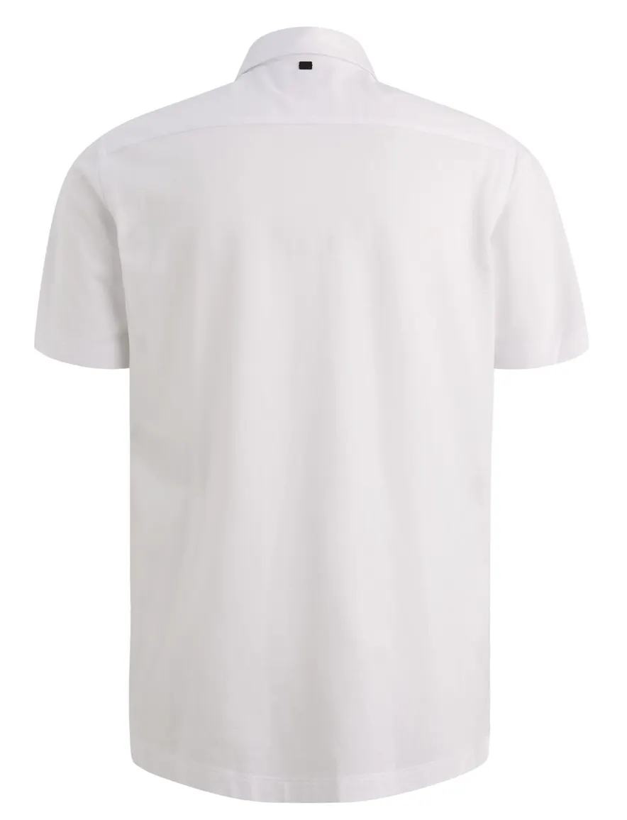 Vanguard overhemd korte mouw logo wit