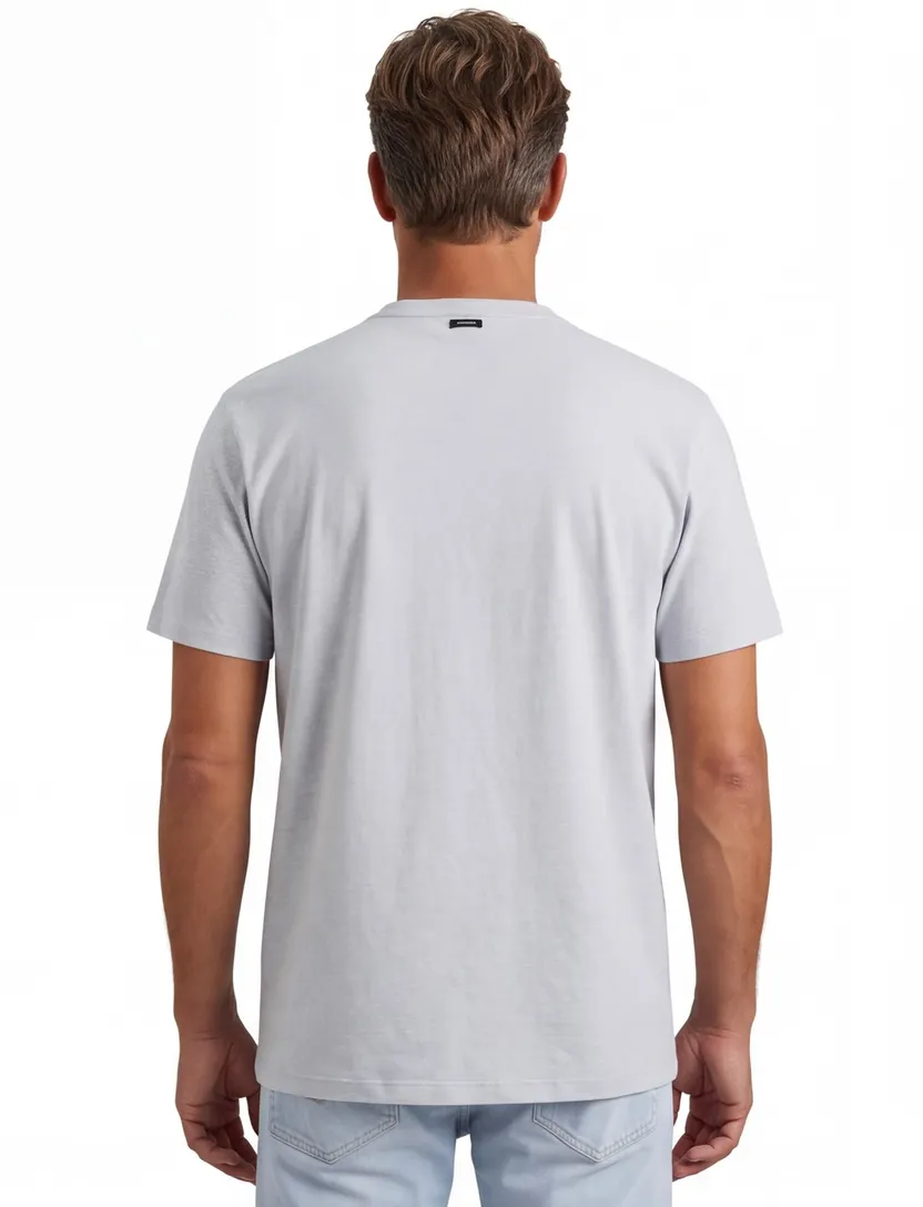 T-shirt korte mouw Vanguard grijs ronde hals
