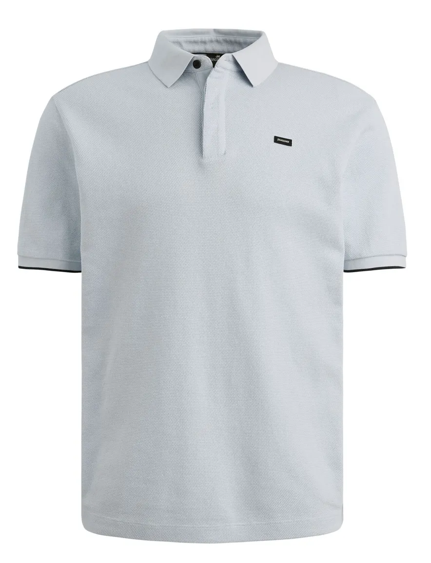 Vanguard poloshirt pique katoen blauw