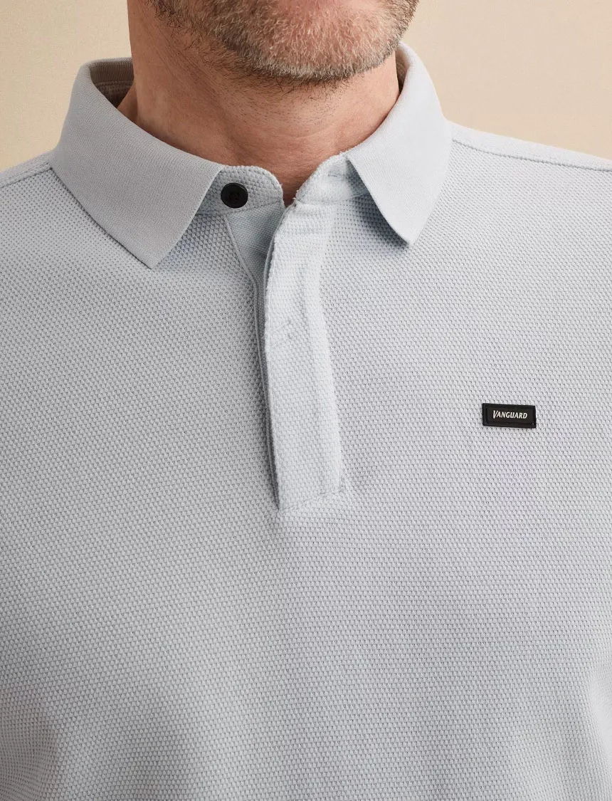 Vanguard poloshirt pique katoen blauw