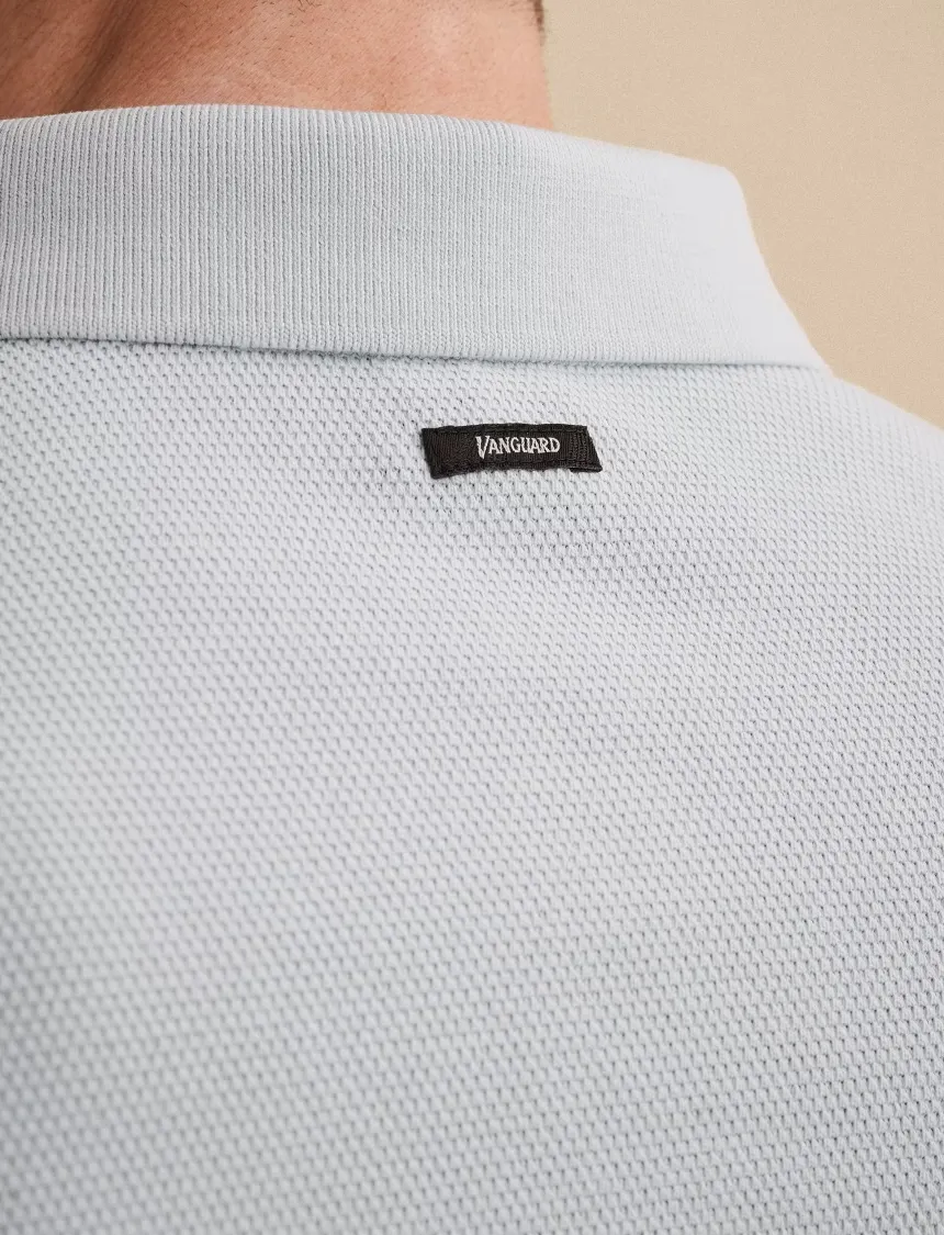 Vanguard poloshirt pique katoen blauw
